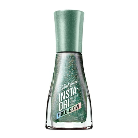 Sally Hansen Insta-Dri Nail Polish, Quick-Drying, Long-Lasting Shine, All That Shimmers (Holo-Glow Collection) 0.31 fl oz