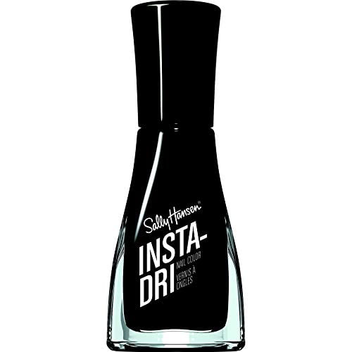 Sally Hansen Insta-Dri Nail Polish Liquid, Black to Black, 0.31 fl oz