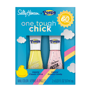 Sally Hansen Insta-Dri Nail Polish, PEEPS® One Tough Chick Duo Set, Classic Chick, Cotton Candy, 0.31 fl ea