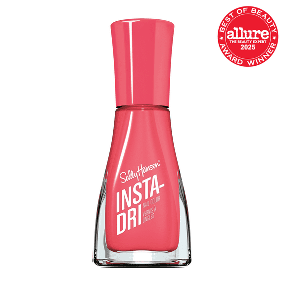 Sally Hansen Insta-Dri Nail Polish, Quick-Drying, Long-Lasting Shine, Peachy Breeze 0.31 fl oz