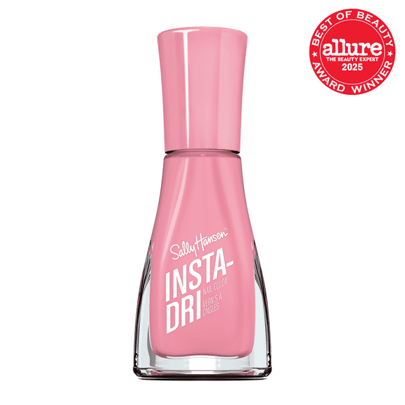 Sally Hansen Insta-Dri Nail Polish, Pink Blink, Fast-Drying, 0.31 Oz