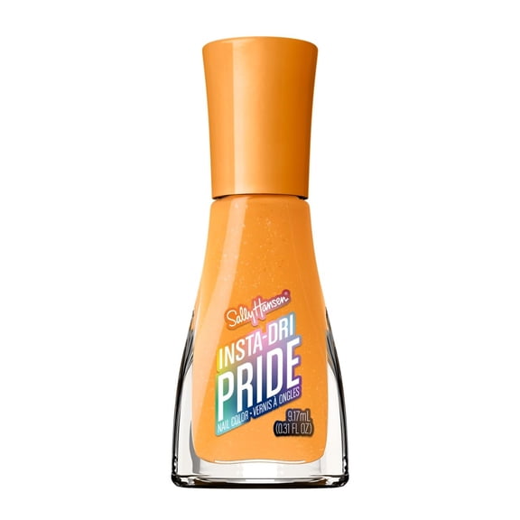 Sally Hansen Insta-Dri Pride Nail Polish | Quick Dry, Long Lasting, Streak-Free Shine | Opaque, Glossy | 770 Orange You GLAAD | Vivid Orange Nail Color