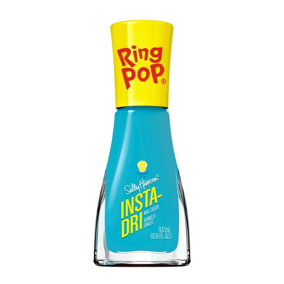 Sally Hansen Insta-Dri x Ring Pop Nail Polish, Party Blues​, 0.31 fl oz, Quick Dry
