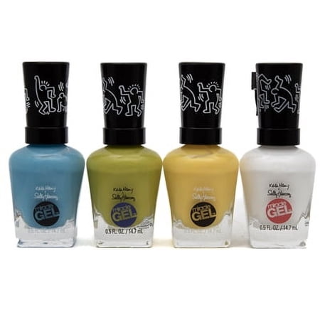 Sally Hansen MIRACLE GEL Keith Harig Collection, Step1 set of 4 ( .5 fl oz each)