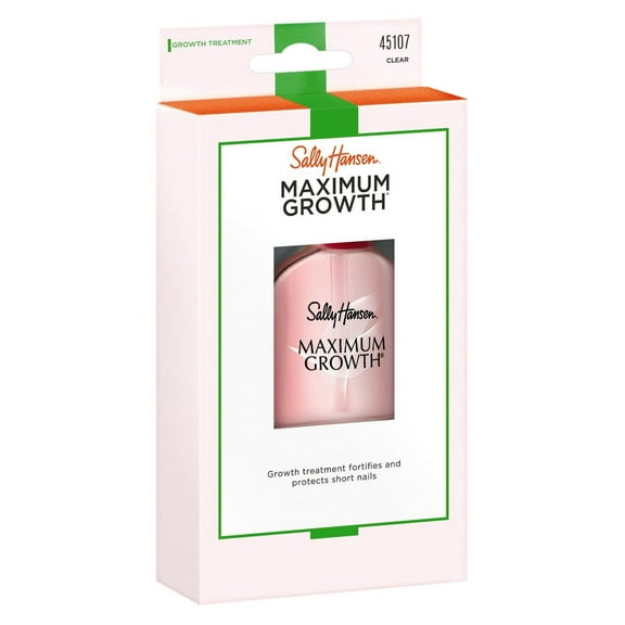 Sally Hansen Maximum Growth Treatment Clear 0.45oz (Pack of 3)