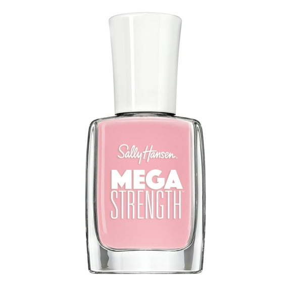Sally Hansen Mega Strength Nail Polish Lacquer, Pink Like a Girl, 0.40 Fl. Oz.