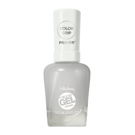 Sally Hansen Miracle Gel Color Grip Primer, Chip Resistant, Long-Lasting Base Polish, 0.5 fl oz