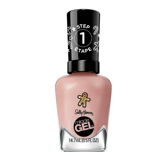 Sally Hansen Miracle Gel Holiday Nail Polish, Oh Ginger Snap! 908, 0.5 fl oz