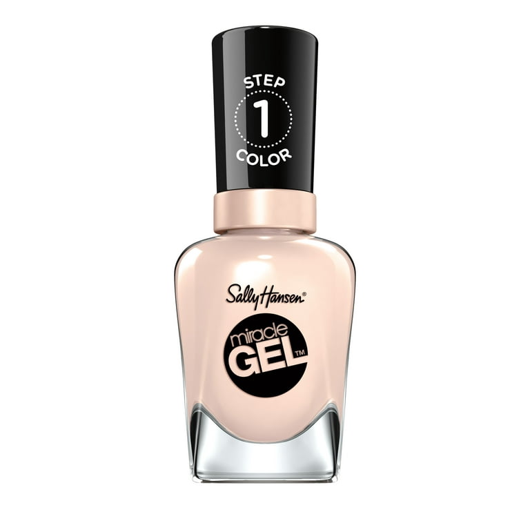 Rettelse entanglement italiensk Sally Hansen Miracle Gel Nail Color, Birthday Suit, 0.5 oz, At Home Gel  Nail Polish, Gel Nail Polish, No UV Lamp Needed, Long Lasting, Chip  Resistant - Walmart.com