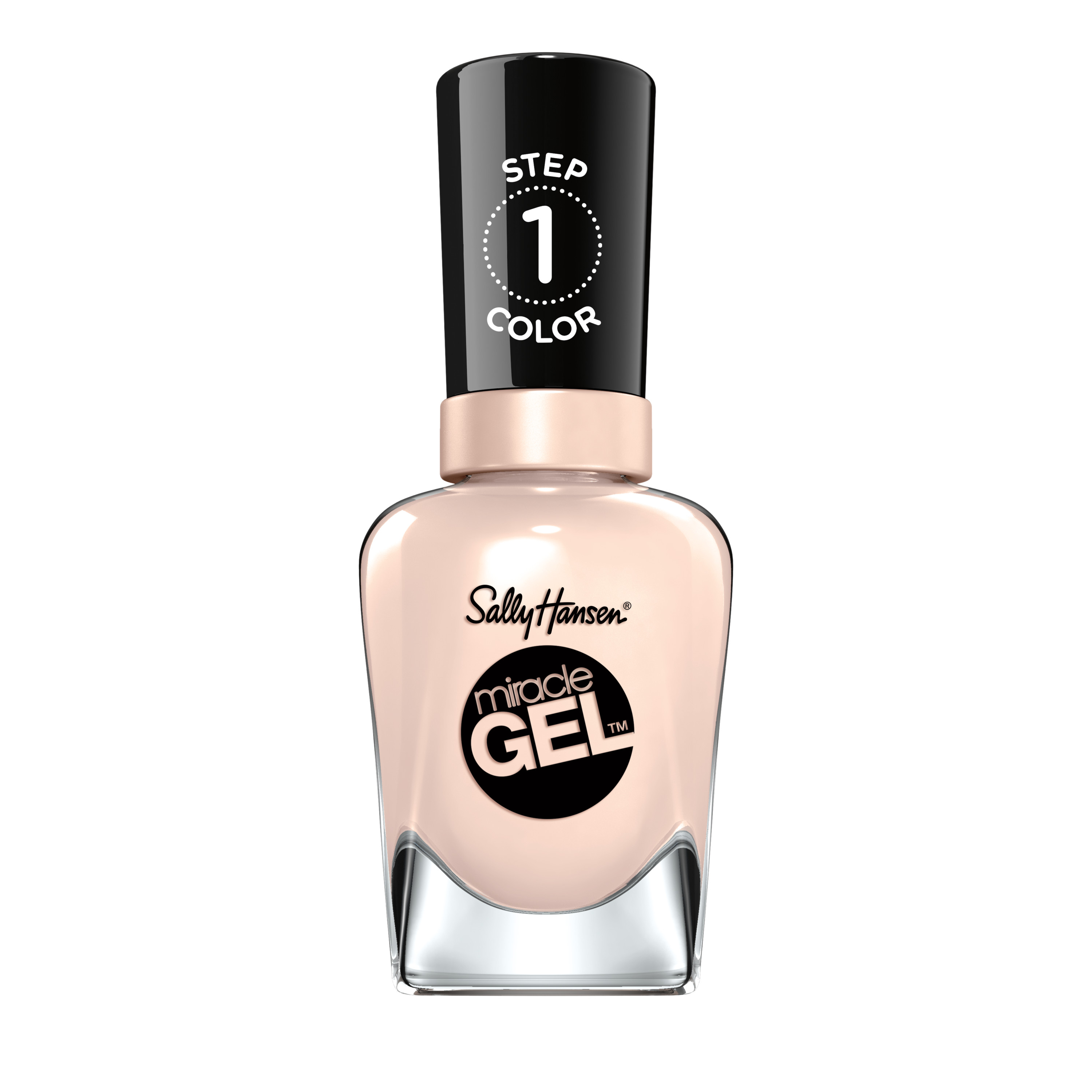 Sally Hansen Miracle Gel Nail Color, Birthday Suit, 0.5 oz, At Home Gel Nail Polish, Gel Nail Polish, No UV Lamp Needed, Long Lasting, Chip Resistant - image 1 of 19