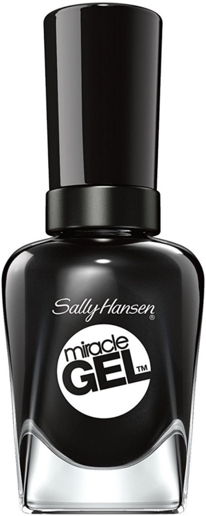 Sally Hansen Miracle Gel Nail Color, Blacky O 0.50 oz (Pack of 2)