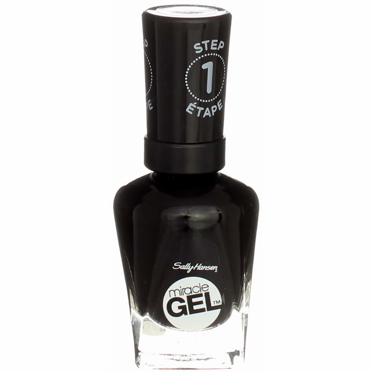 Sally Hansen Miracle Gel Nail Color, Blacky O 0.50 oz (Pack of 3)
