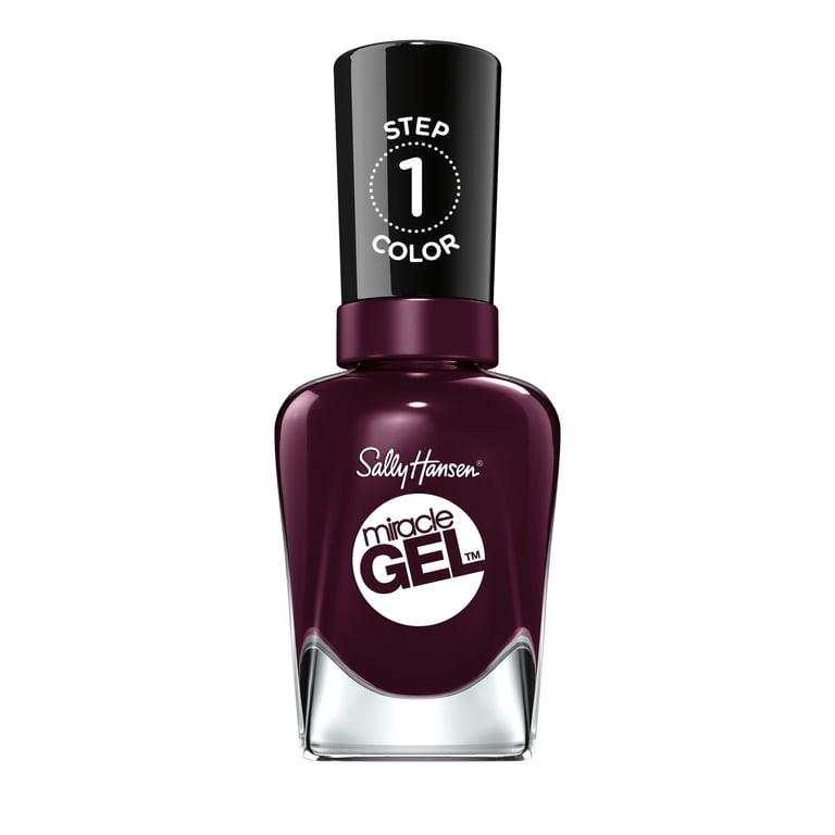 Sally Hansen, Miracle Gel Nail Color, Cabernet With Bae - Walmart.com