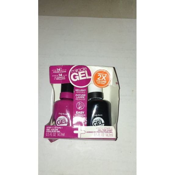 Sally Hansen Miracle Gel Nail Color Duo Pack, Freesia Your Mind
