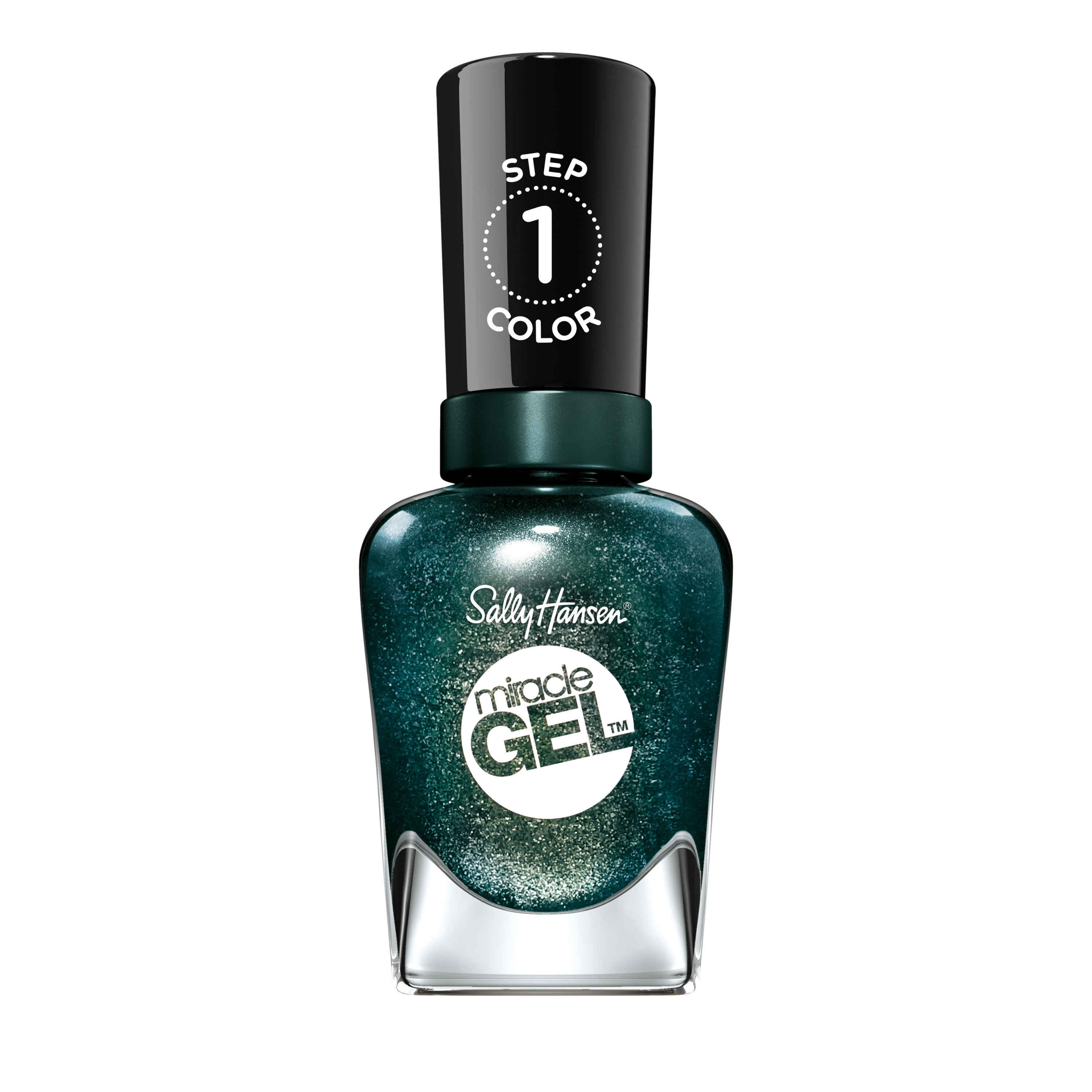 Sally Hansen Miracle Gel Nail Color, Neblue-La, 0.5 oz, At Home Gel Nail Polish, Gel Nail Polish, No UV Lamp Needed, Long Lasting, Chip Resistant - image 1 of 3