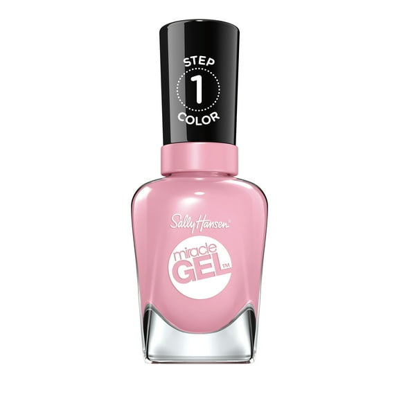 Sally Hansen Miracle Gel Nail Color, Pinky Promise, 0.5 oz, At Home Gel Nail Polish, Gel Nail Polish, No UV Lamp Needed, Long Lasting, Chip Resistant