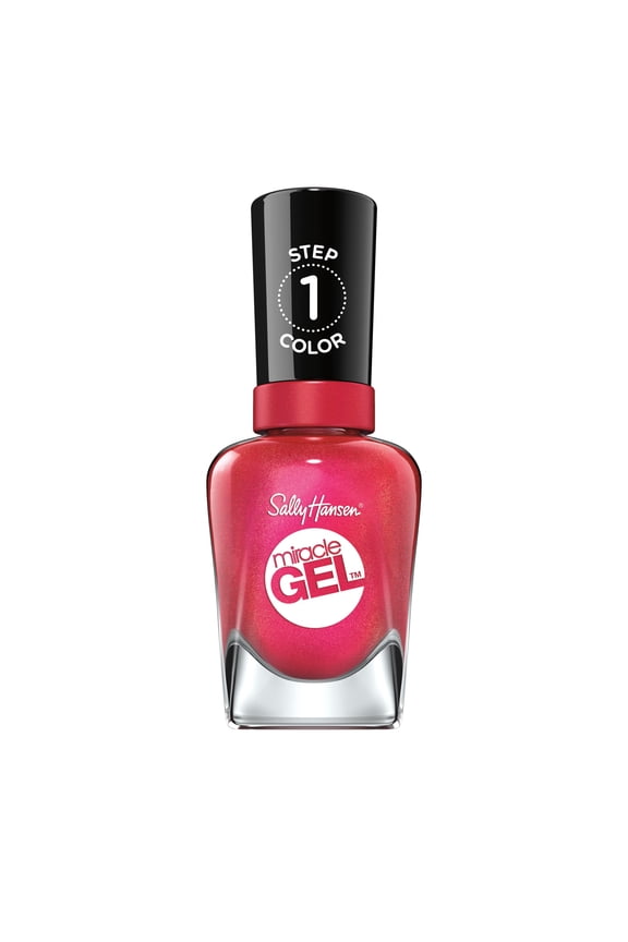 Miracle Gel Nail Color, Red-Y Set Run!, 0.5 oz, At Home Gel Nail Polish, Gel Nail Polish, No UV Lamp Needed, Long Lasting, Chip Resistant