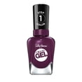 thumbnail image 1 of Sally Hansen Miracle Gel Nail Color, Wild For Violet, 0.5 oz, At Home Gel Nail Polish, Gel Nail Polish, No UV Lamp Needed, Long Lasting, Chip Resistant, 1 of 19