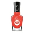 Sally Hansen Miracle Gel Nail Color, Top Coat, World Wide Red, 0.5 oz