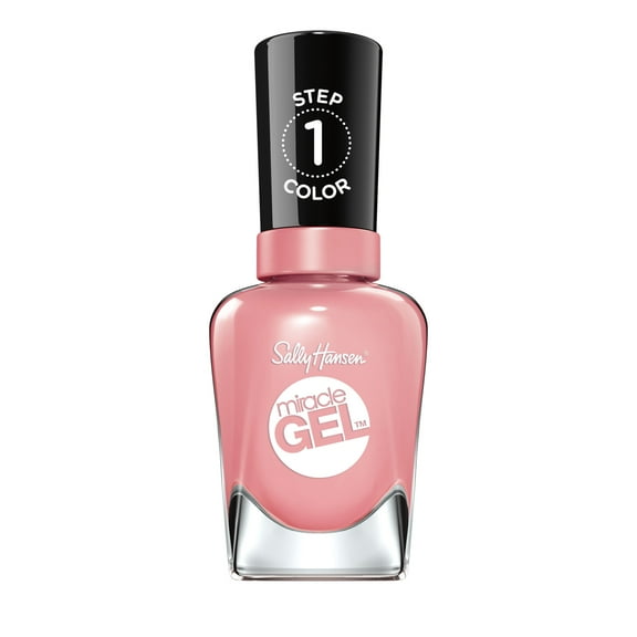 Sally Hansen Miracle Gel Nail Polish, 245 Satel-Lite Pink, 0.5 fl oz, No UV Lamp Needed