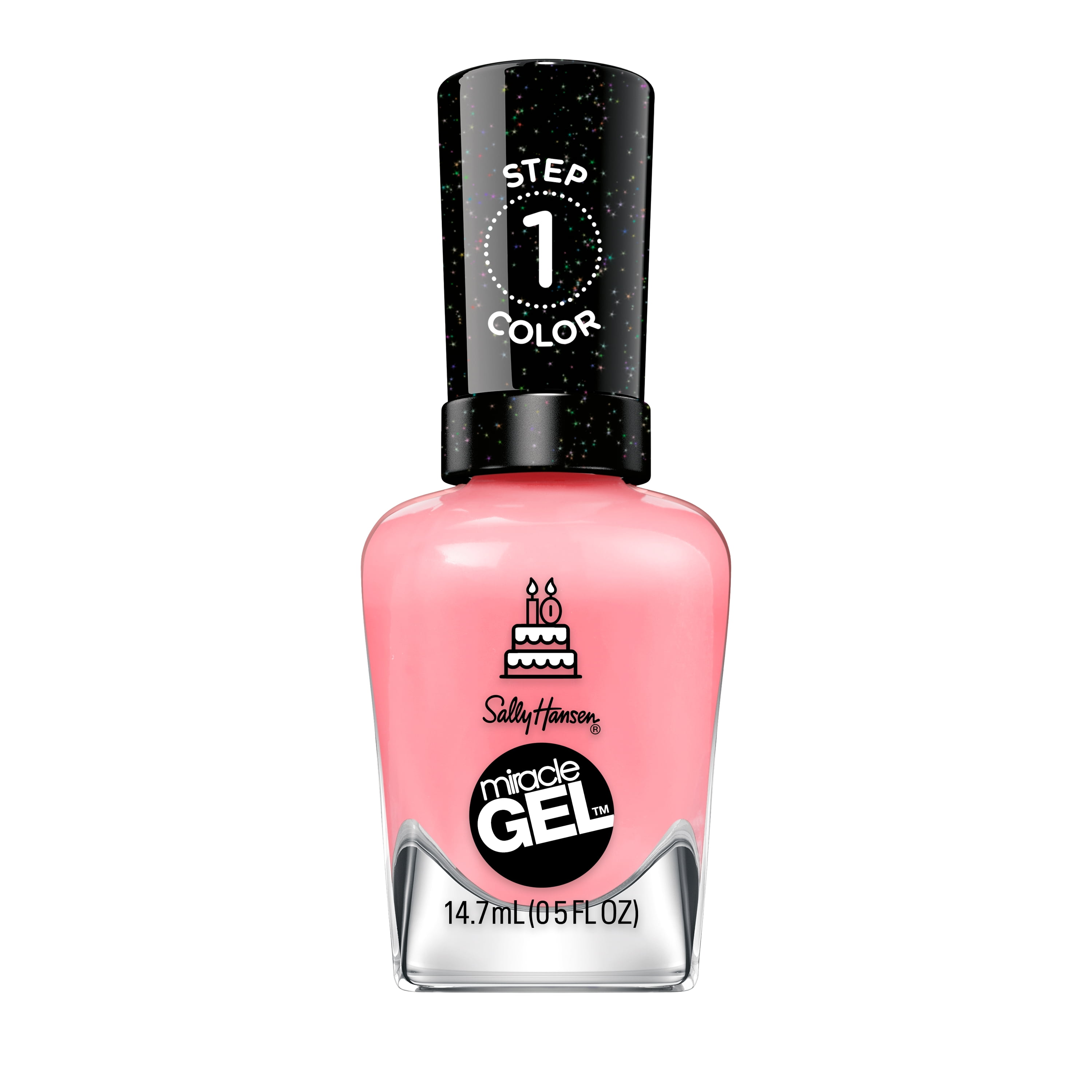 Sally Hansen Miracle Gel Nail Polish, 341 Pink An Outfit, 0.5 fl