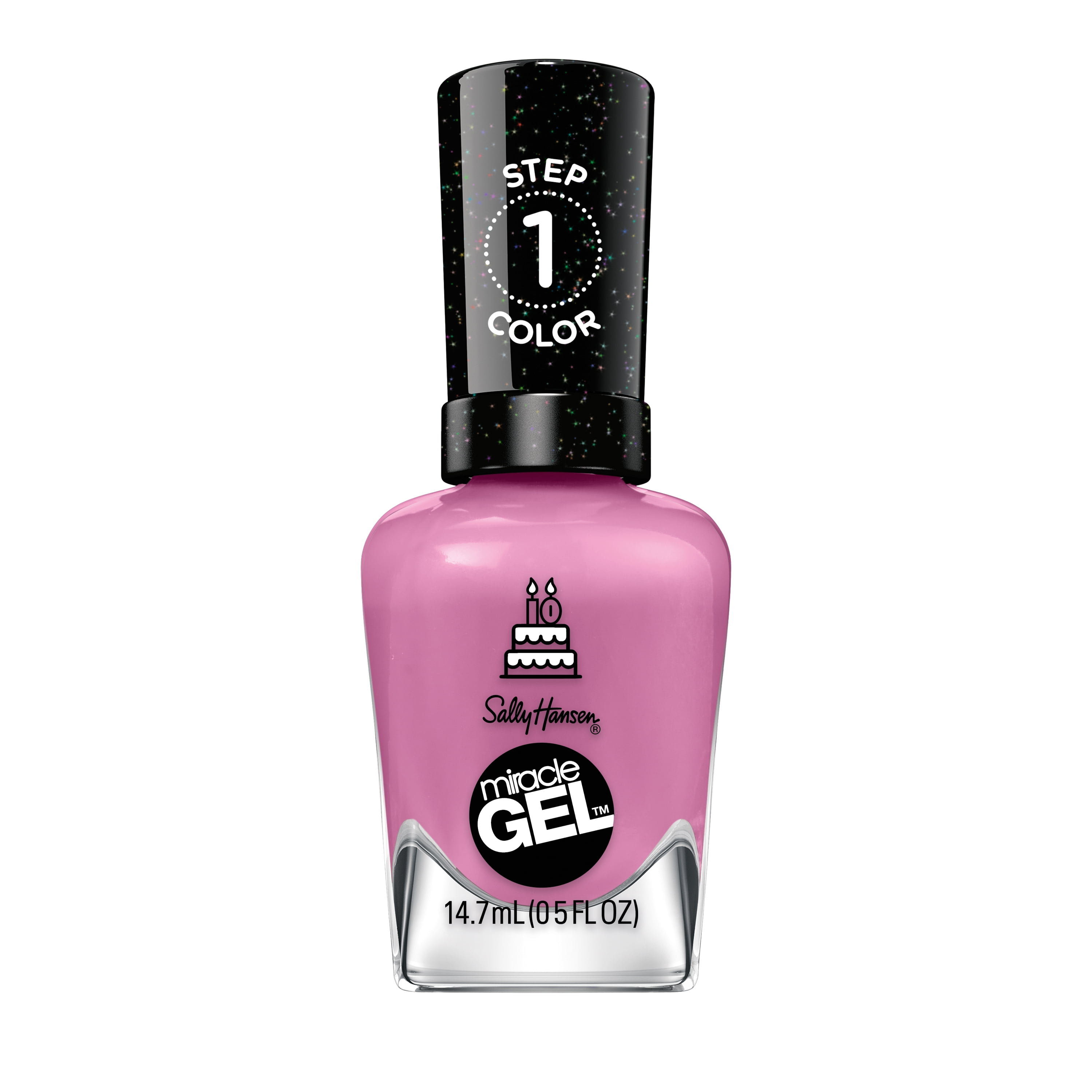 Sally Hansen Miracle Gel Nail Polish, 341 Pink An Outfit, 0.5 fl