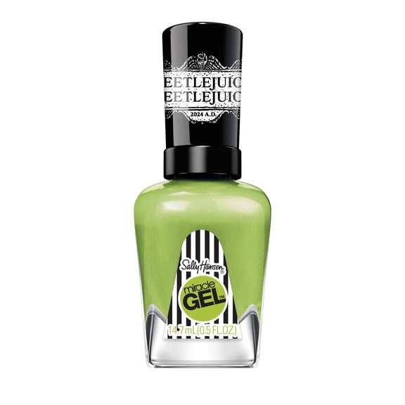 Sally Hansen Miracle Gel Nail Polish, Beetlejuice Collection, Bio Exorcist