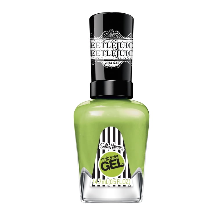 Sally Hansen Miracle Gel Nail Polish, Beetlejuice Collection, Bio