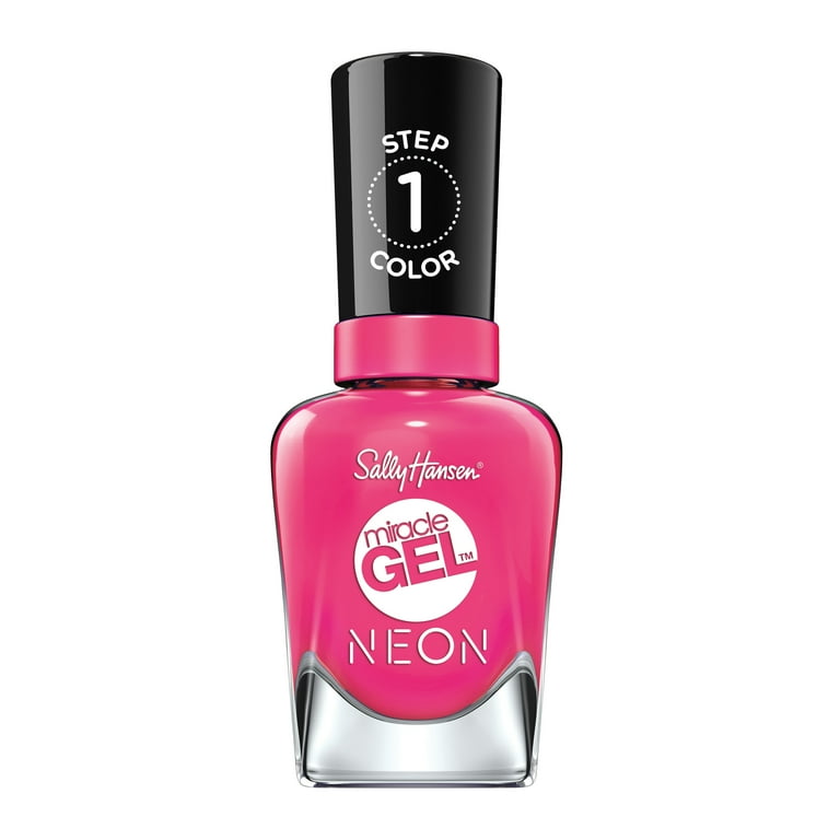 Sally Hansen Miracle Gel Nail Polish, Fuchsia Fever, 0.5 fl oz