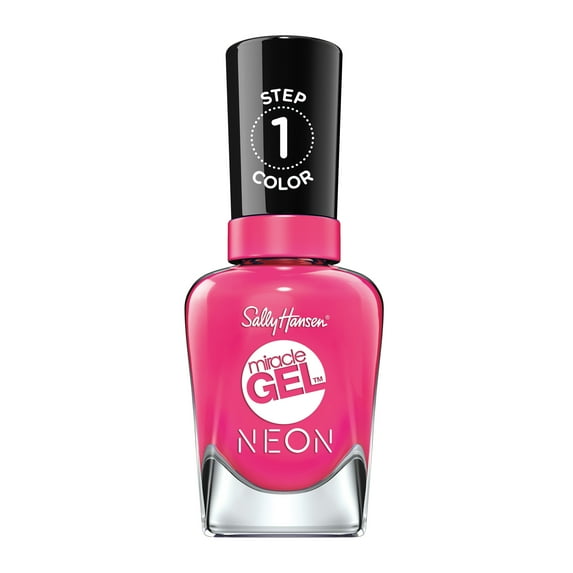 Sally Hansen Miracle Gel Nail Polish, Fuchsia Fever, 0.5 fl oz, No UV Lamp Needed