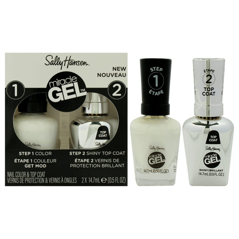Sally Hansen Miracle Gel, Get Mod Duo Pack, 2 Step, Chip-Resistant