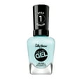 thumbnail interactive-video image 1 of Sally Hansen Miracle Gel Nail Polish, Grand Cyan, 0.5 fl oz, No UV Lamp Needed, 1 of 13