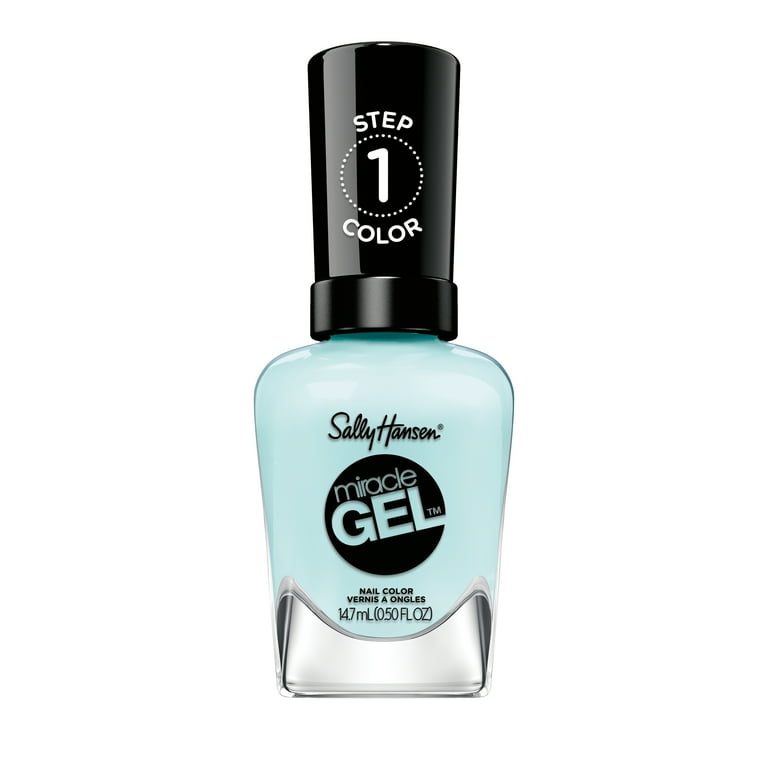 サムシング アングラムピナクルネイビー Sally Hansen Miracle Gel Nail Polish, Grand Cyan, 0.5 fl oz, No UV