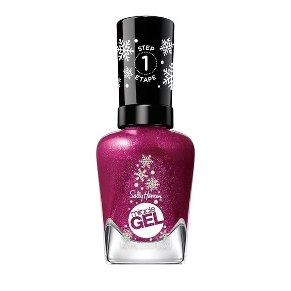 Sally Hansen Miracle Gel Nail Polish, Holiday Collection, Sugar Plum Kisses