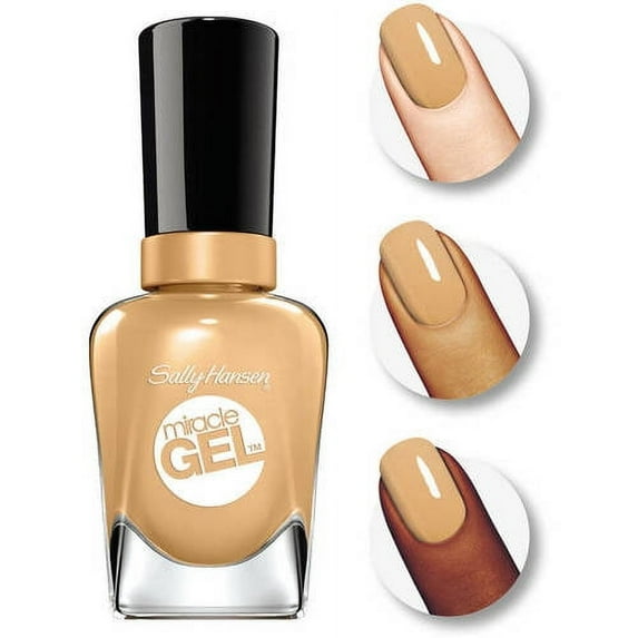 Sally Hansen Miracle Gel Nail Polish, How Nude, 0.5 fl oz