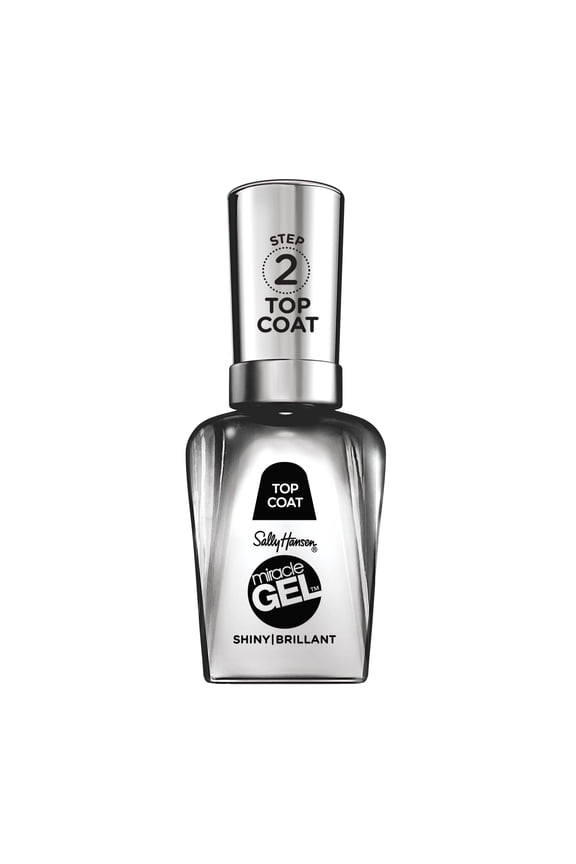 Miracle Gel Nail Polish Lacquer, Shiny Top Coat, 0.5 fl oz
