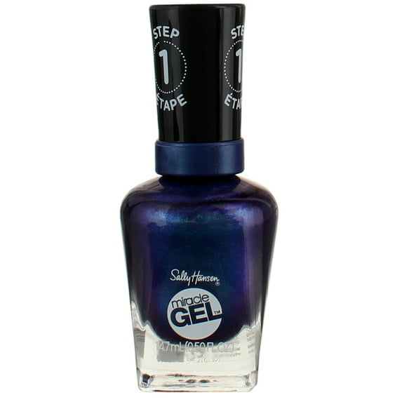 Sally Hansen Miracle Gel Nail Polish Liquid, Hyp-nautical, 0.5 fl oz (3 pack)