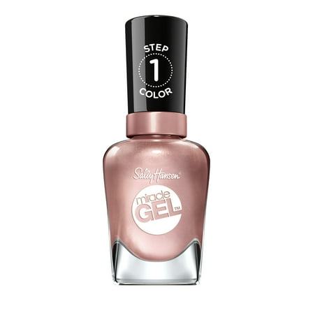 Sally Hansen Miracle Gel Nail Polish, Out of this Pearl, 0.5 fl oz, No UV Lamp Needed