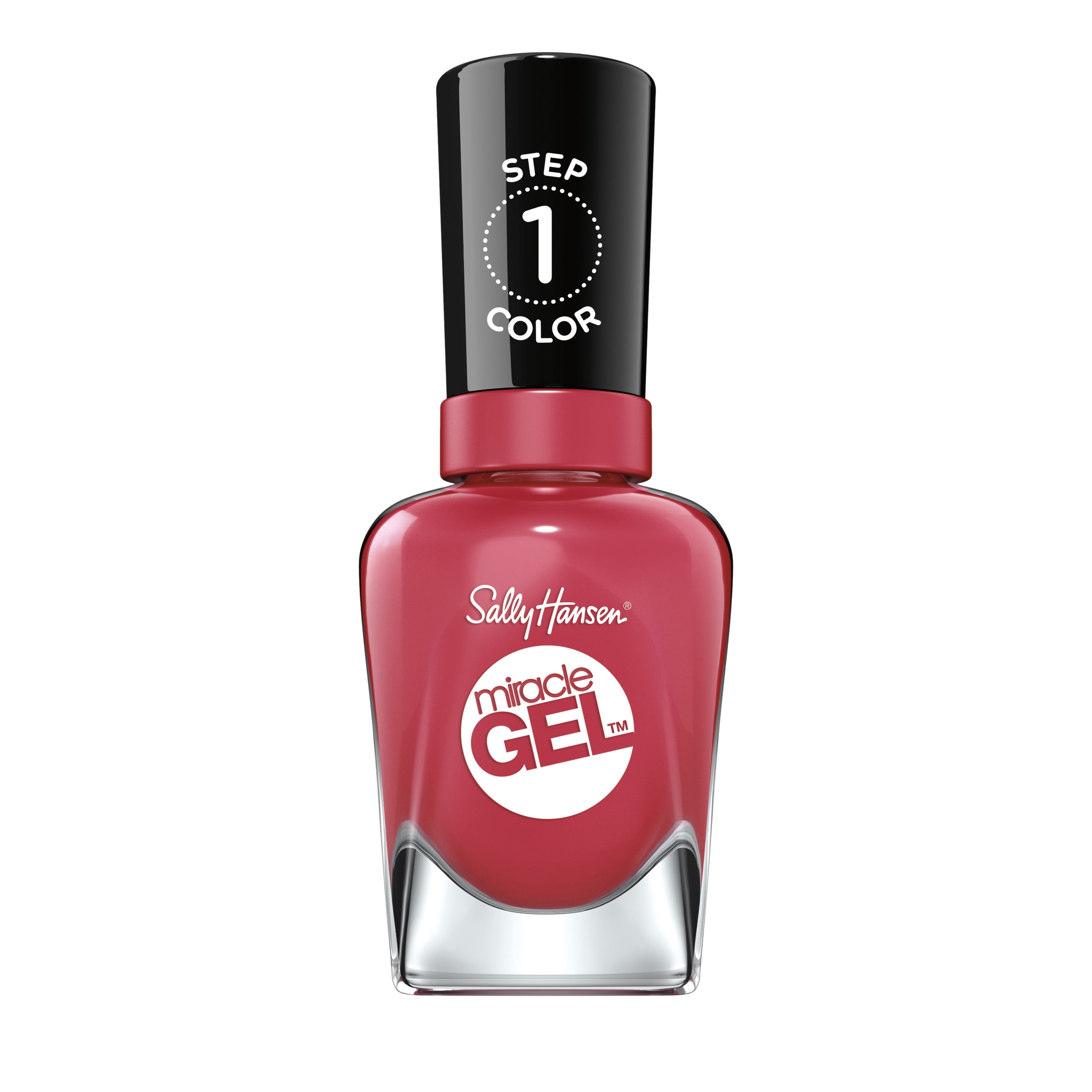 Sally Hansen Top Coat Miracle Gel Nail Polish, Shiny Wine Stock