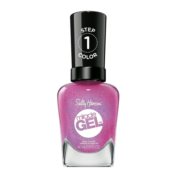Sally Hansen Miracle Gel Nail Polish, Quartz and Kisses, 0.50 fl oz, No UV Lamp Needed, Long Lasting