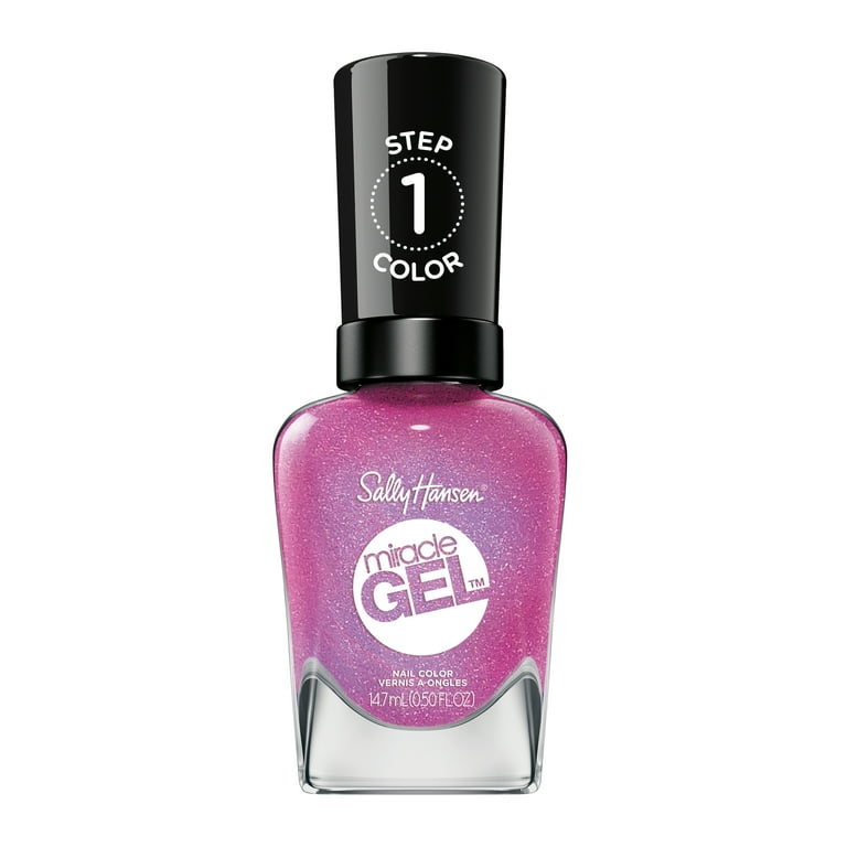 Sally Hansen Miracle Gel Nail Polish, Top Coat Beauty, Quartz and