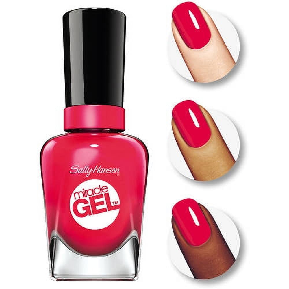 Sally Hansen Miracle Gel Nail Polish, Scarlet Starlet