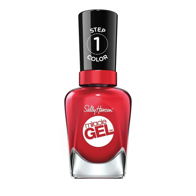 Sally Hansen -Miracle Gel -Off with her Red! -0.5 -fl oz