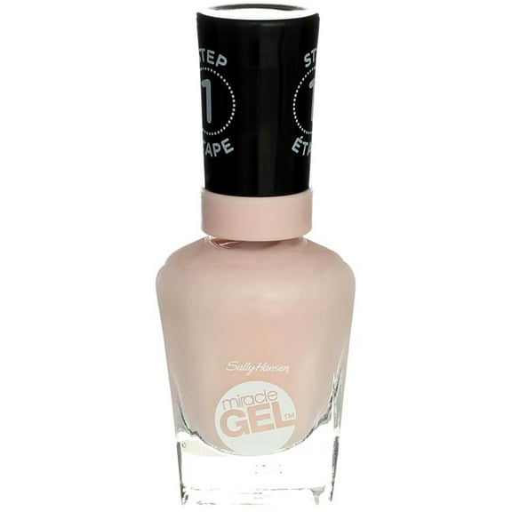 Sally Hansen Miracle Gel, Sheer Happiness 0.5 oz (Pack of 2)