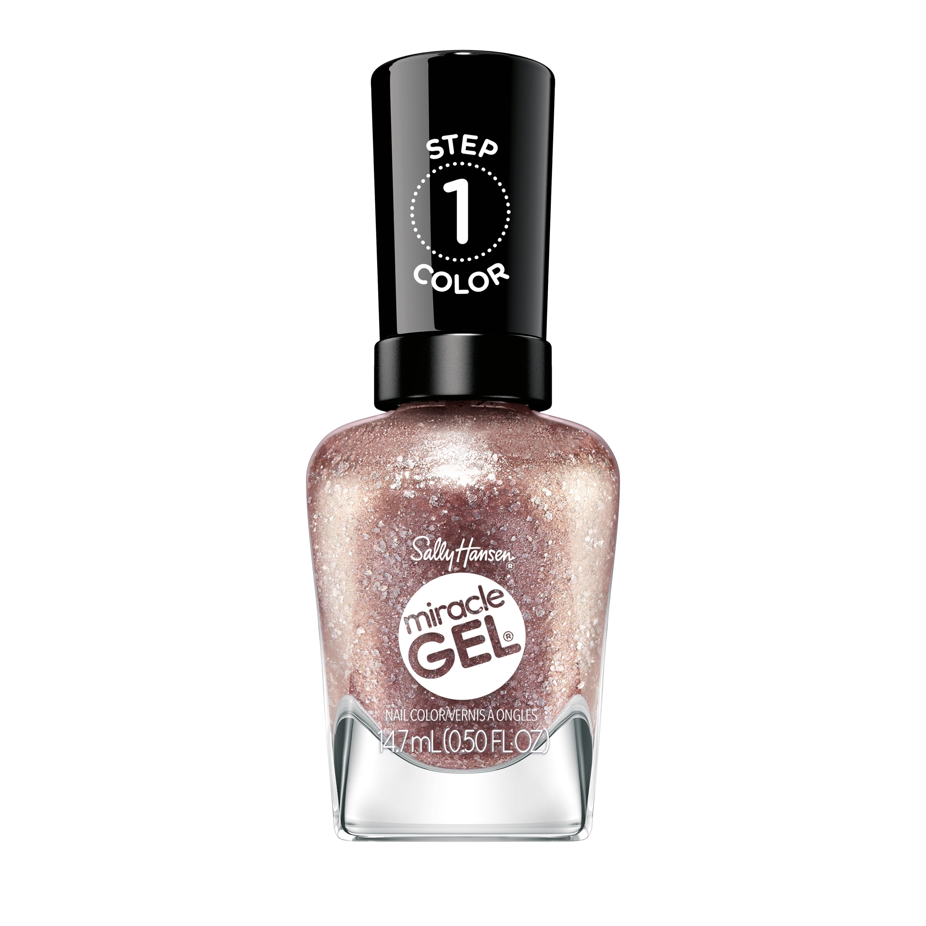Sally Hansen Miracle Gel Supercharged Glam Nail Polish, Gilded Gossip, 14.7ml