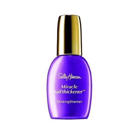 Sally Hansen Miracle Nail Thickener, Nail Growth Serum, Protects Nails, 0.45 Oz , Nail Hardener, Nail Strengthener, Bonds and Seals Thin and Weak Nails, Ceramic Gel Formula