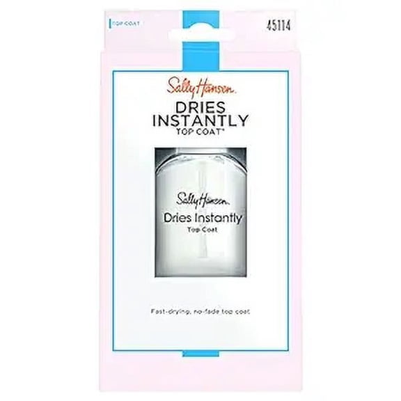 Sally Hansen Nail Top Coat, Dries Instantly, 0.45 Oz, 3 Pack