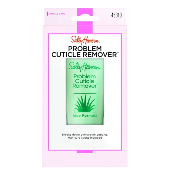 Sally Hansen Problem Cuticle Remover, Eliminate Thick & Overgrown Cuticles, 1 Oz, Cuticle Remover Cream, Cuticle Remover Gel, Ph Balance Formula, Infused with Aloe Vera to Soothe and Condition