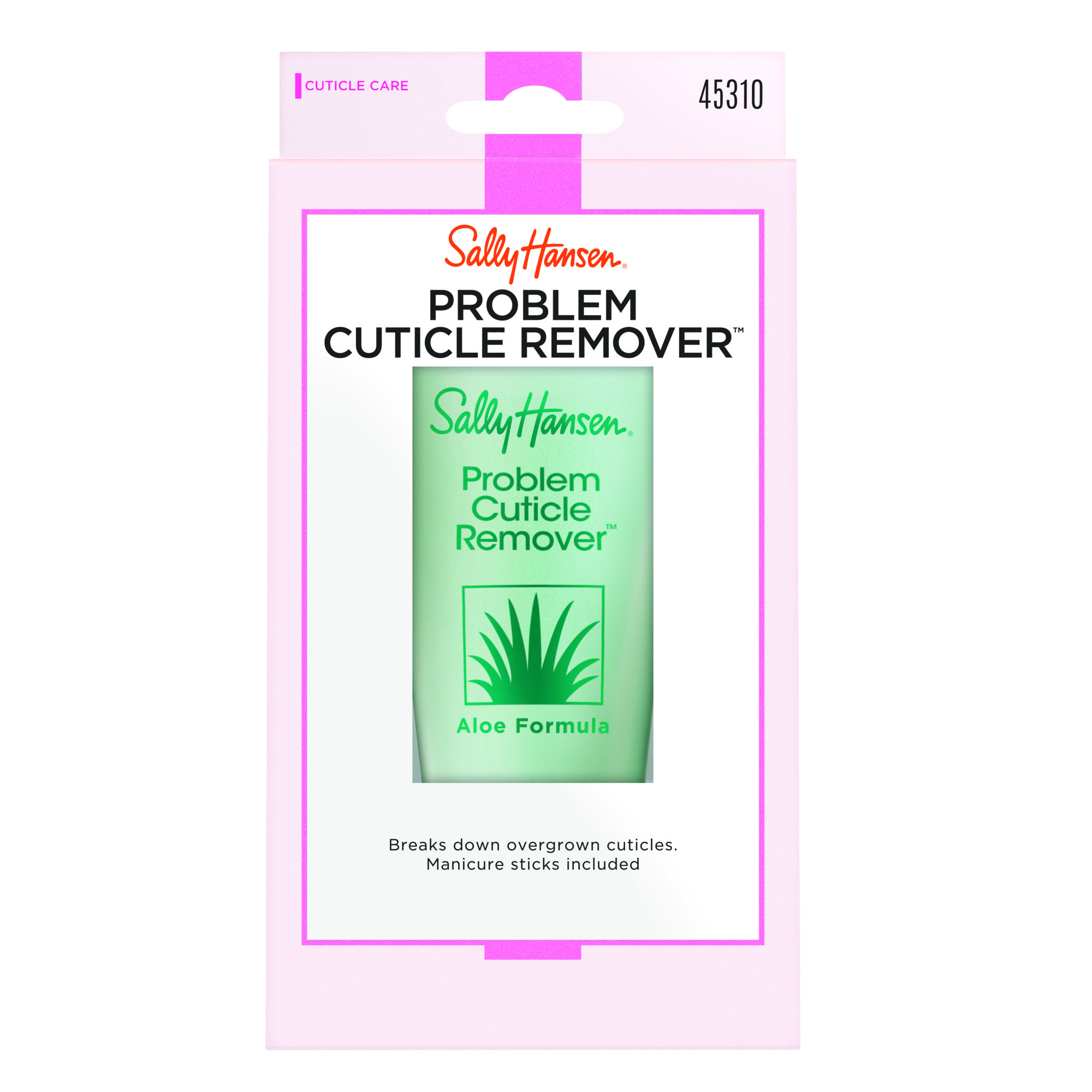 Sally Hansen Problem Cuticle Remover™, Eliminate Thick & Overgrown Cuticles, 1 Oz, Cuticle Remover Cream, Cuticle Remover Gel, Ph Balance Formula, Infused with Aloe Vera to Soothe and Condition - image 1 of 3
