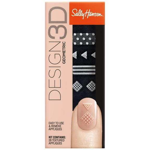 Sally Hansen Salon Design 3D Nail Applique Kit, Geometric